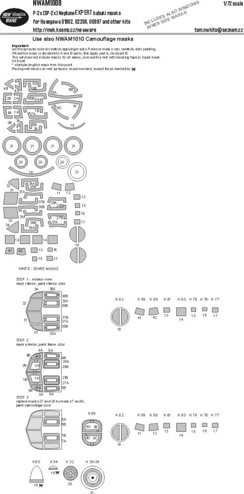 New Ware NWAM1009 1:72 P-2x