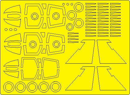 New Ware NWAM1018 1:72 F-4E Phantom II Expert Kabuki Masks