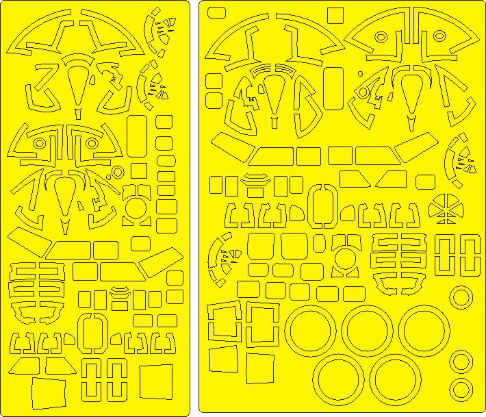 New Ware NWAM1050 1:48 B-17F Flying Fortress Expert Kabuki Masks