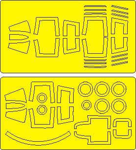 New Ware NWAM1054 1:48 F-104A/C/G Starfighter Expert Masks