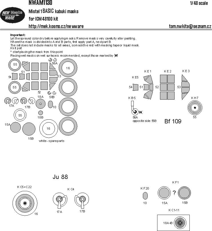 New Ware NWAM1132 1:48 de Havilland Vampire FB.5/FB.9 Basic