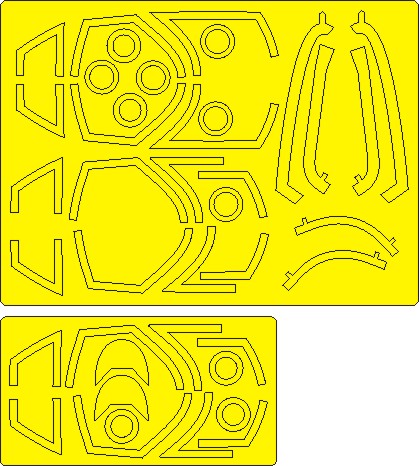 New Ware NWAM1184 1:48 T-45A/C Goshawk Advanced Kabuki Masks
