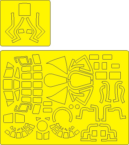 New Ware NWAM1229 1:48 Consolidated B-24J Liberator BASIC canopy masks