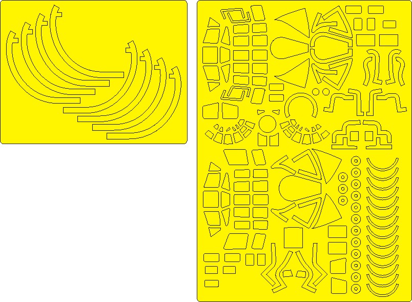 New Ware NWAM1230 1:48 Consolidated B-24J Liberator EXPERT canopy masks