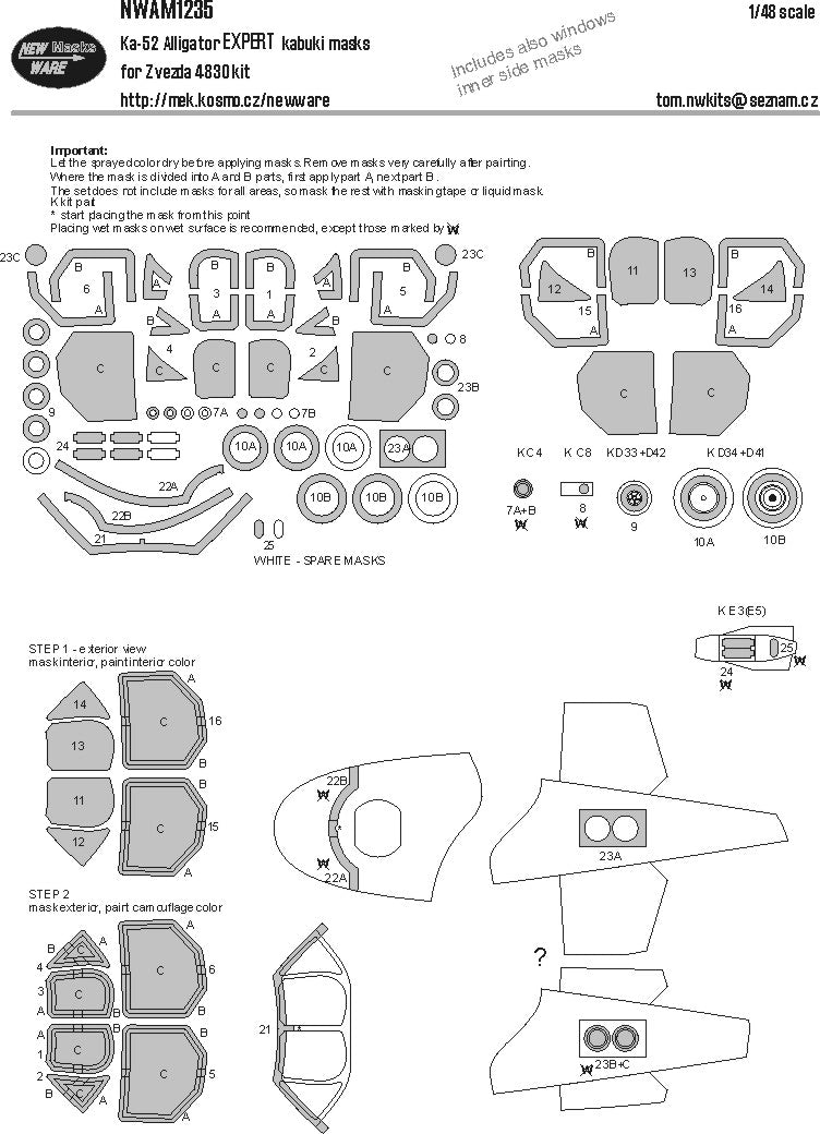 New Ware NWAM1235 1:48 Kamov Ka-52 Alligator EXPERT