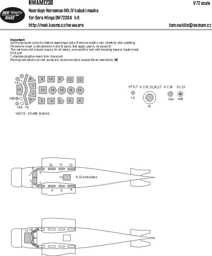 New Ware NWAM1236 1:72 Noorduyn Norseman Mk.IV