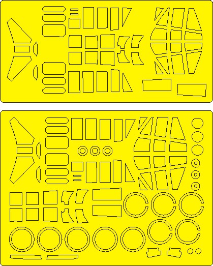 New Ware NWAM1289 1:48 Westland Lysander Mk.I/Mk.III EXPERT kabuki masks