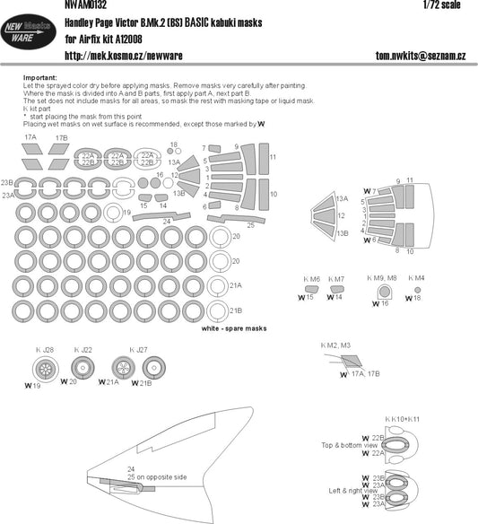 New Ware NWAM0132 1:72 Handley-Page Victor B.2/K.2