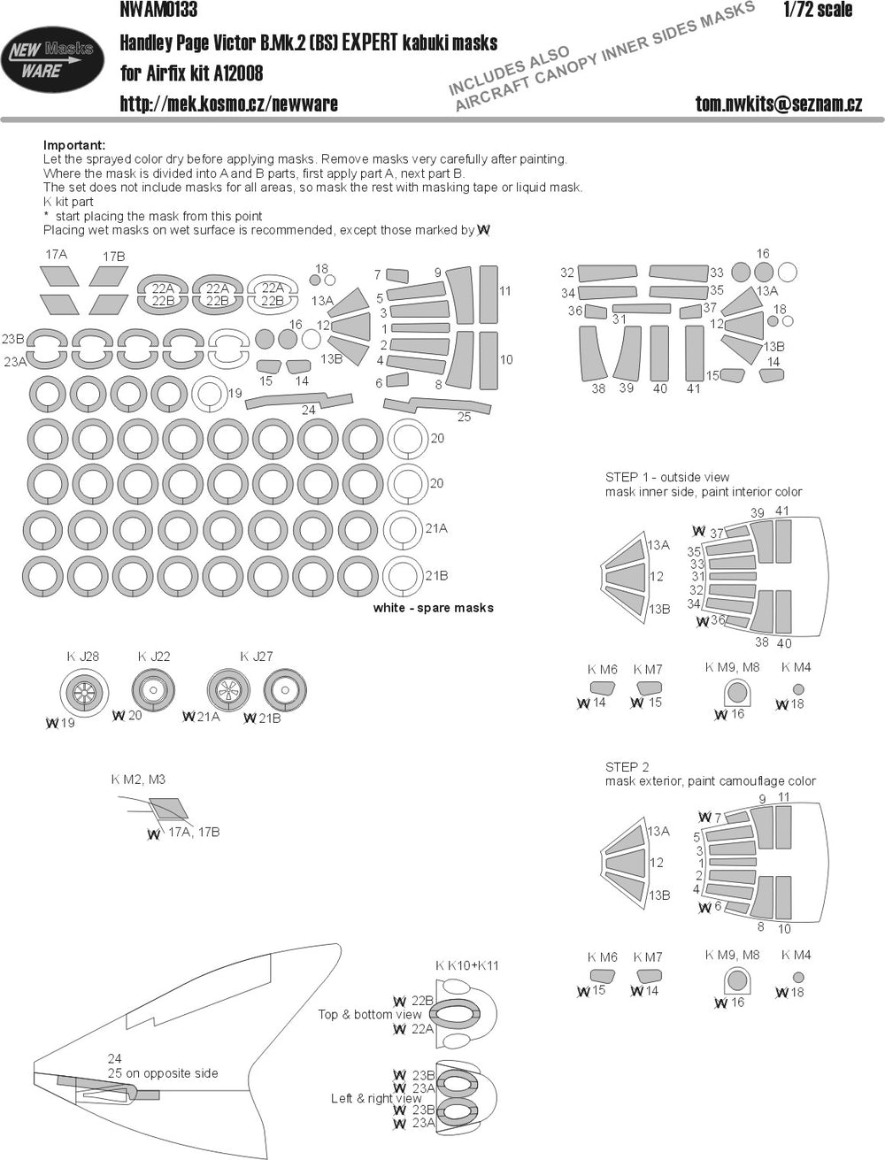 New Ware NWAM0133 1:72 Handley-Page Victor B.2/K.2