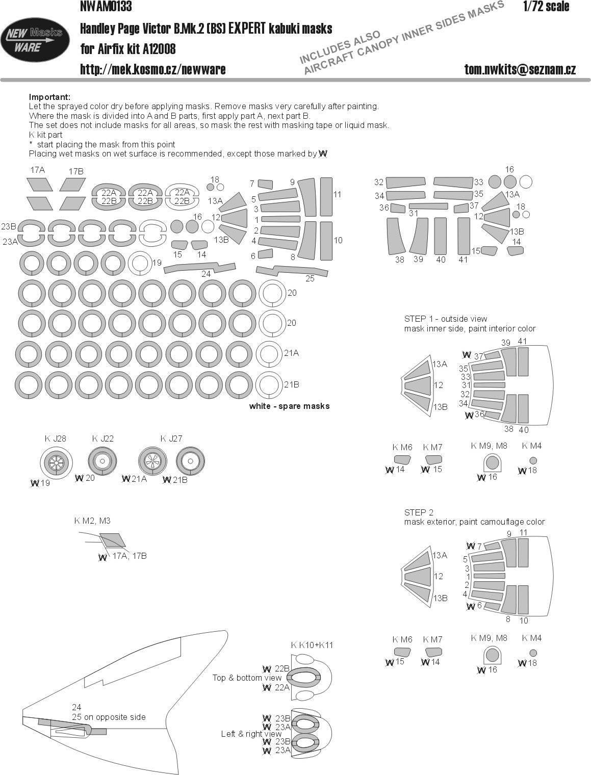 New Ware NWAM0133 1:72 Handley-Page Victor B.2/K.2