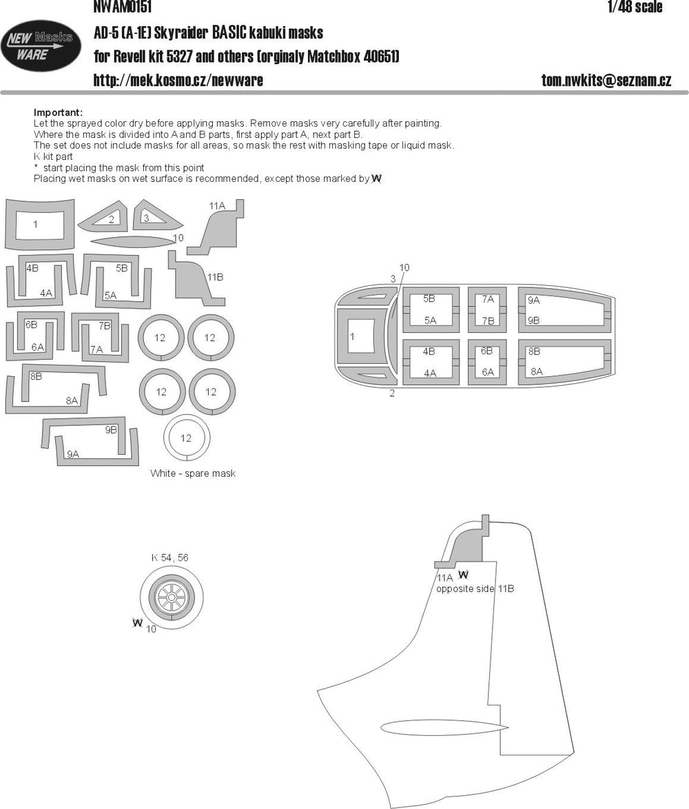 New Ware NWAM0151 1:48 Douglas AD-5N