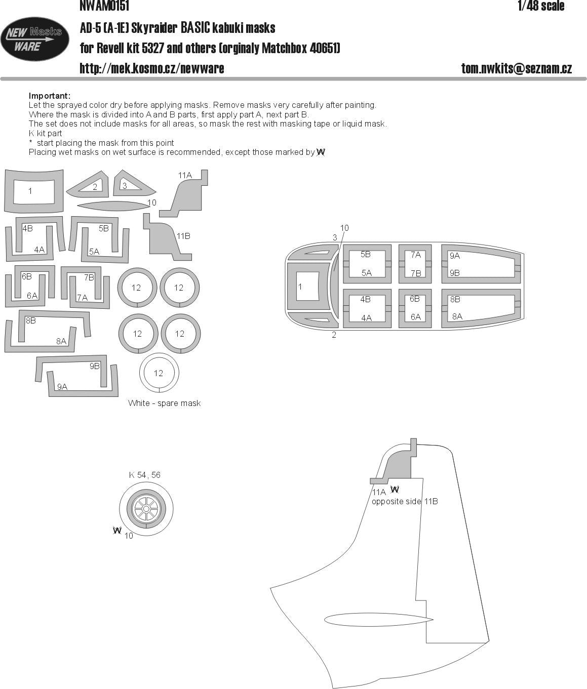 New Ware NWAM0151 1:48 Douglas AD-5N