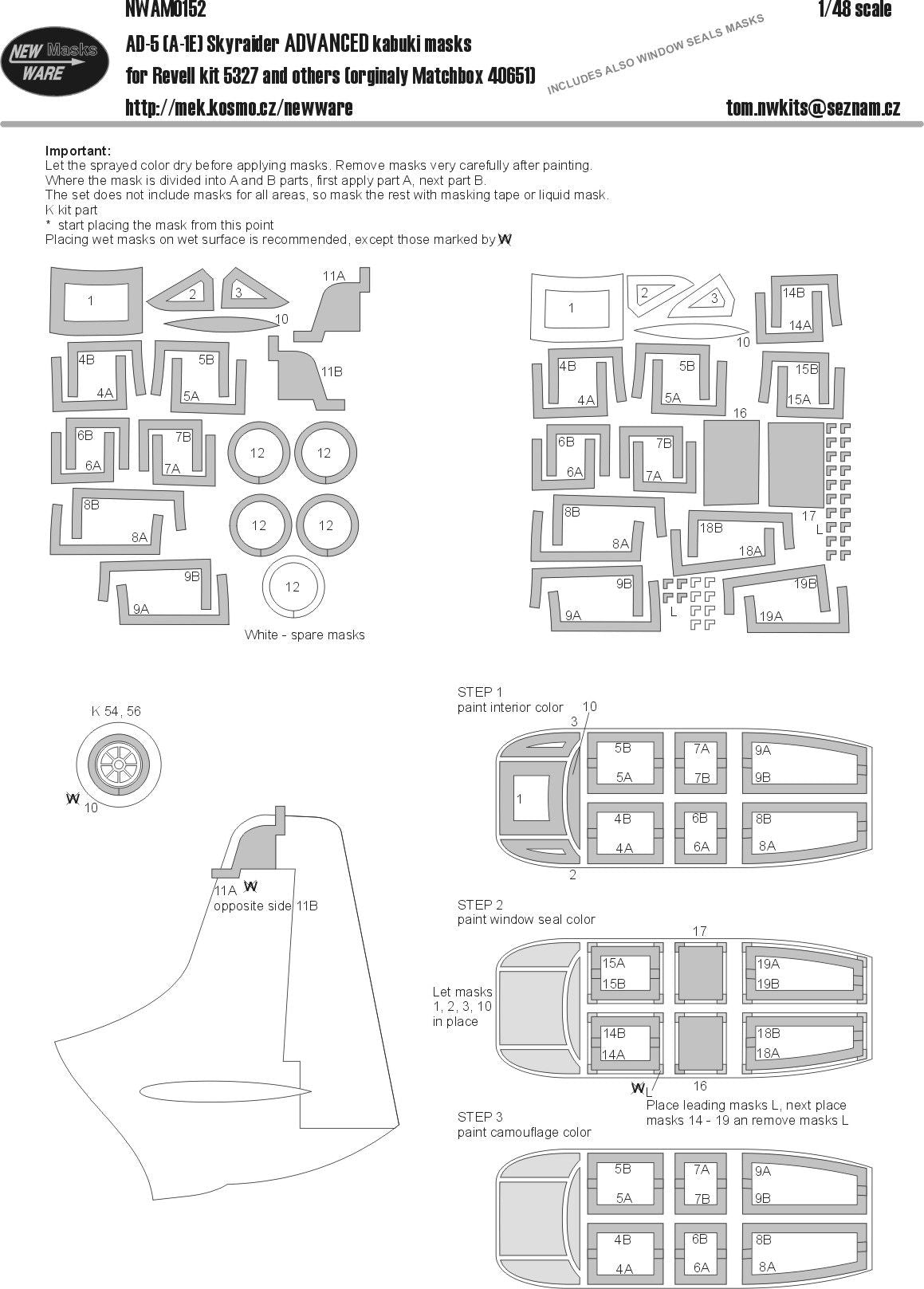 New Ware NWAM0152 1:48 Douglas AD-5N