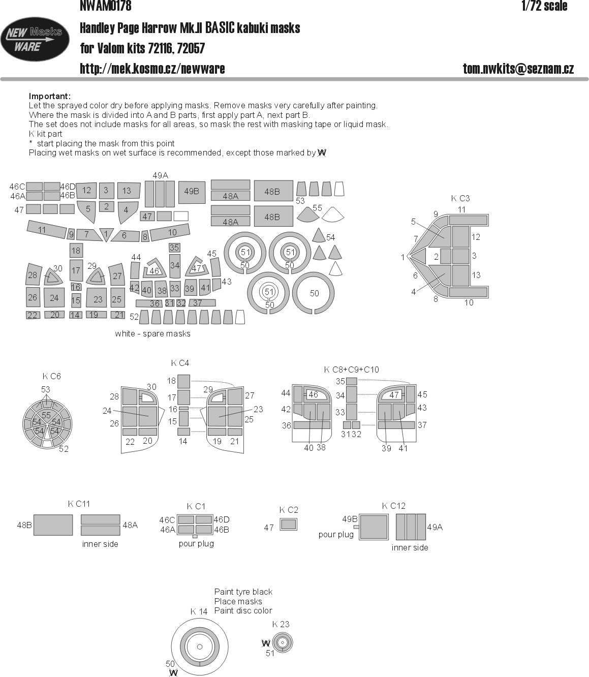 New Ware NWAM0178 1:72 Handley-Page Harrow Mk.II BASIC