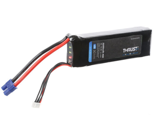 E-flite Thrust VSI 14.8V 3200mAh 4S 40C LiPo Battery EFLB32004S40