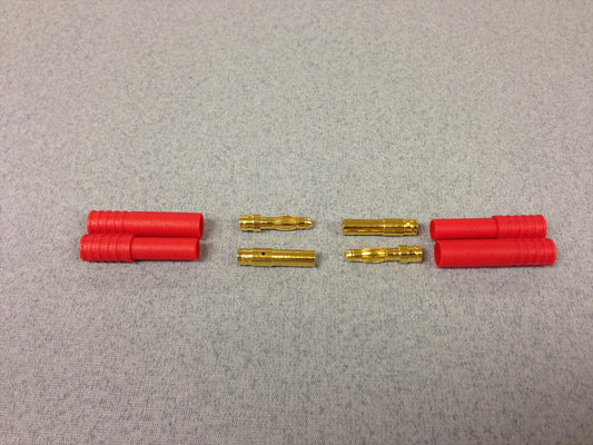 Fusion 4.0mm Gold 2prs w/1 x polarity housing FS-GC04P/02