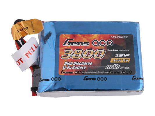 Gens Ace Li-Po 2S 7.4V 3800mAh Tx with BEC G2S3800-B