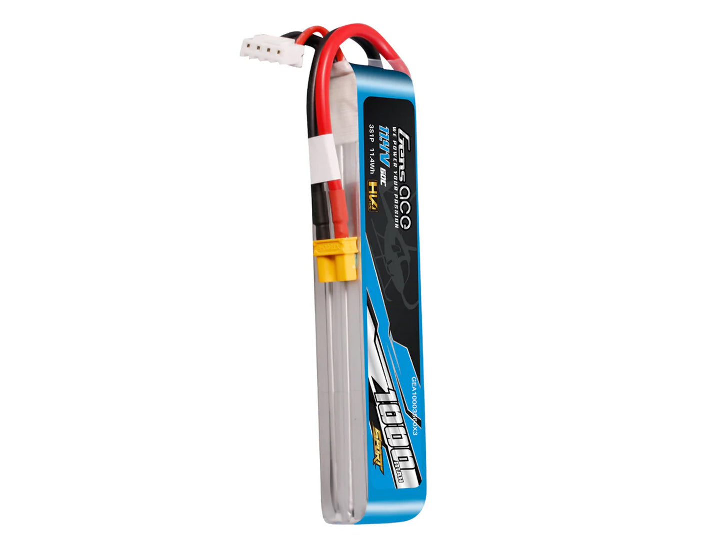 Gens Ace Li-Po Sport 3S 11.1V 1000mAh 60C with XT30 HV G3H1000-60X3