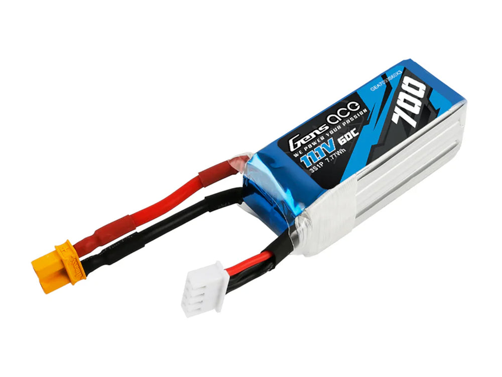 Gens Ace Li-Po 3S 11.1V 700mAh 60C with XT30 G3S0700-60X3