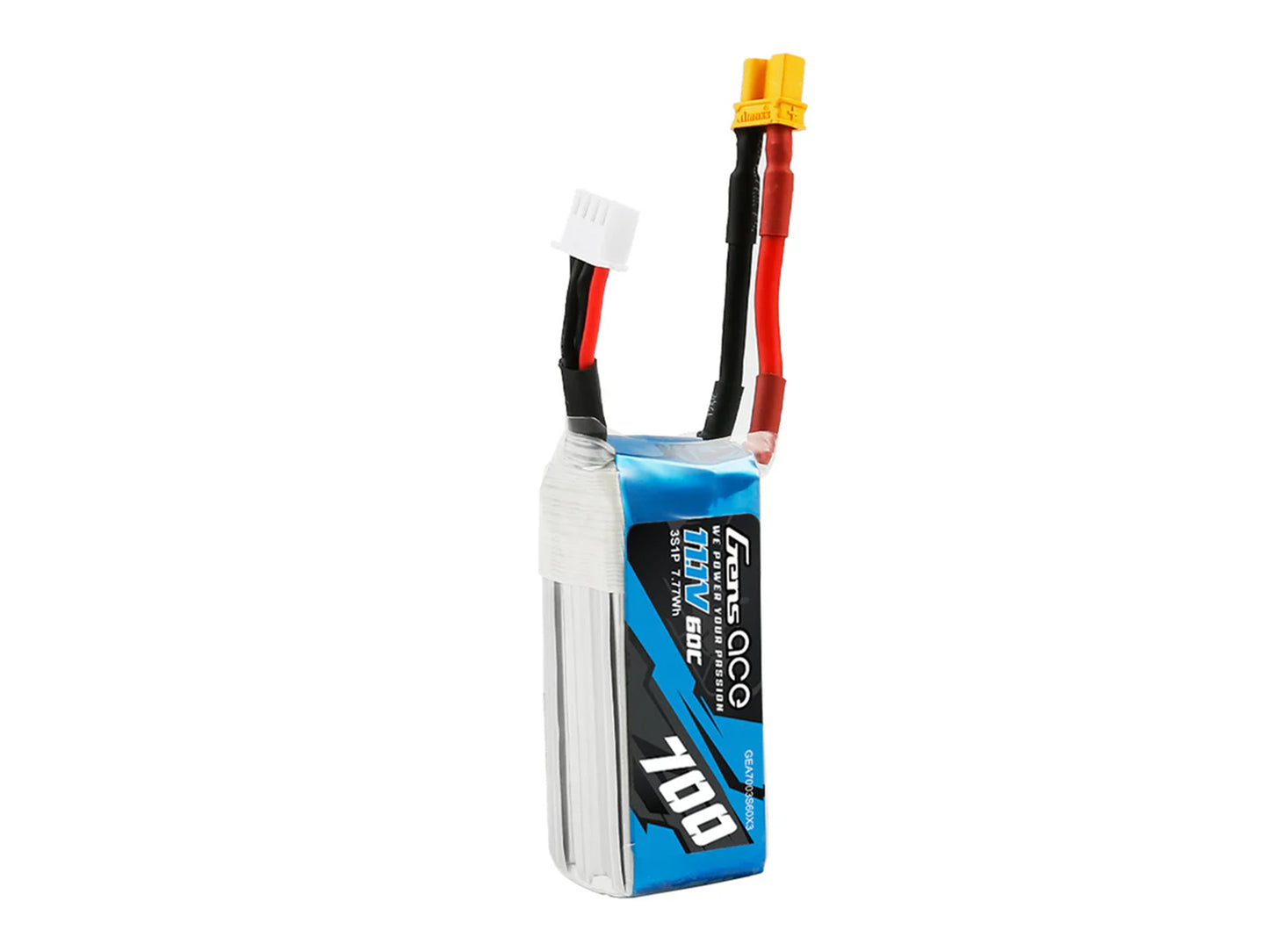 Gens Ace Li-Po 3S 11.1V 700mAh 60C with XT30 G3S0700-60X3