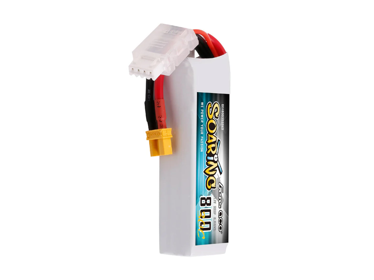 Gens Ace Li-Po 3S 11.1V 800mAh 30C Soaring with XT30 G3S0800-30X3