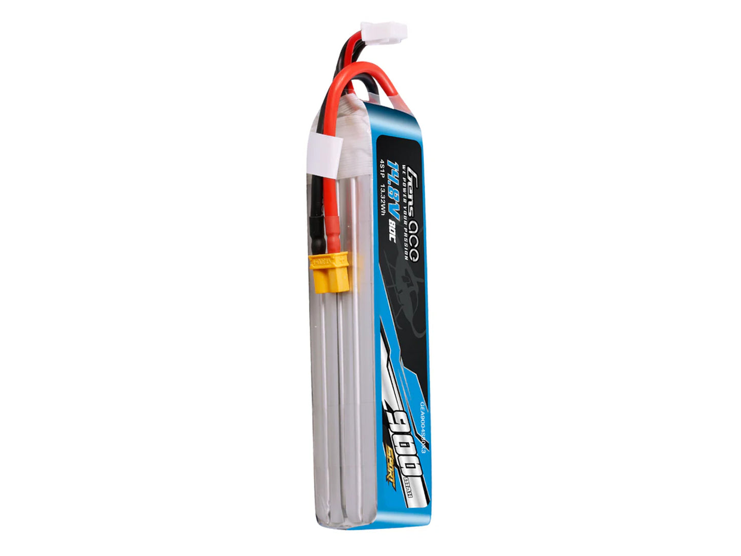 Gens Ace Li-Po Sport 4S 14.8V 900mAh 80C with XT30 G4S0900-80X3