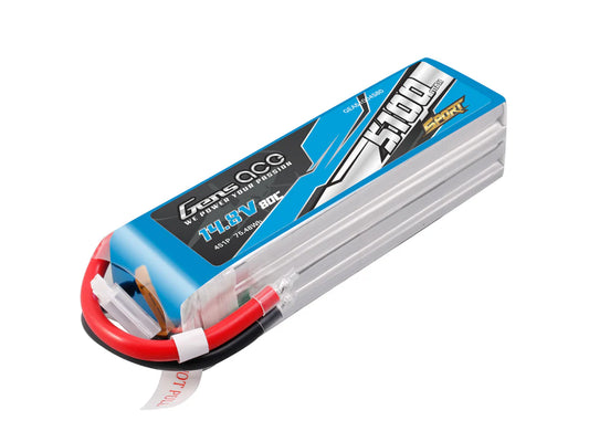 Gens Ace Li-Po Sport 4S 14.8V 5100mAh 80C with No Plug G4S5100-80