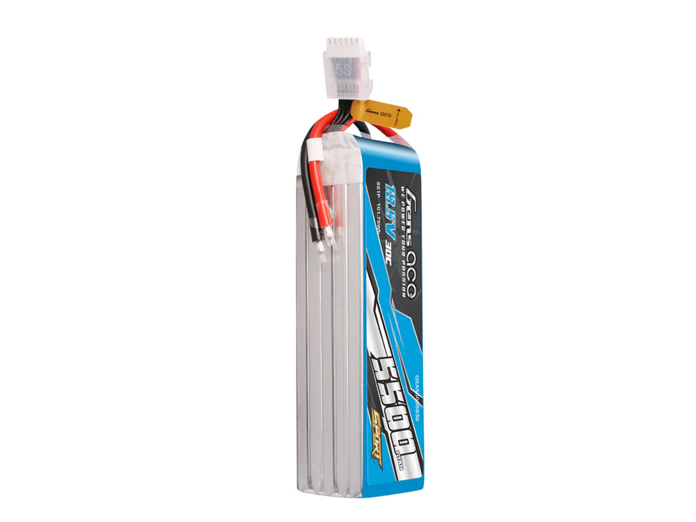 Gens Ace Li-Po Sport 5S 18.5V 5500mAh 30C with No Plug G5S5500-30