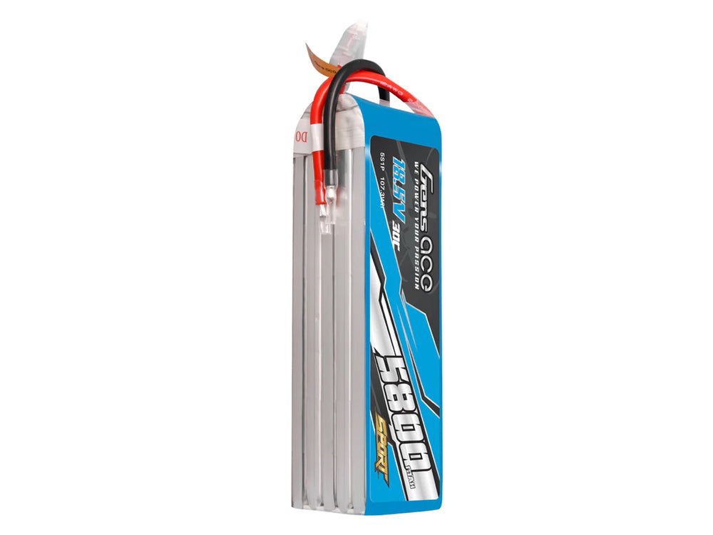 Gens Ace Li-Po Sport 5S 18.5V 5800mAh 30C with No Plug G5S5800-30