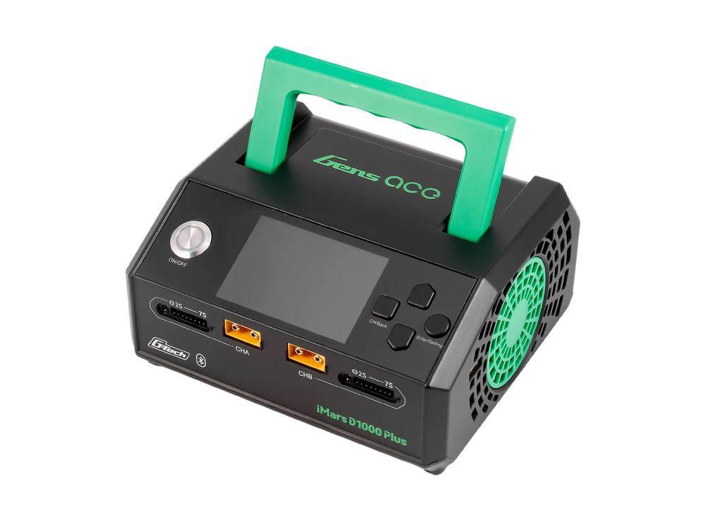 Gens Ace iMars D1000 PLUS G-Tech Dual Smart Charger AC 1000W GACD1000P