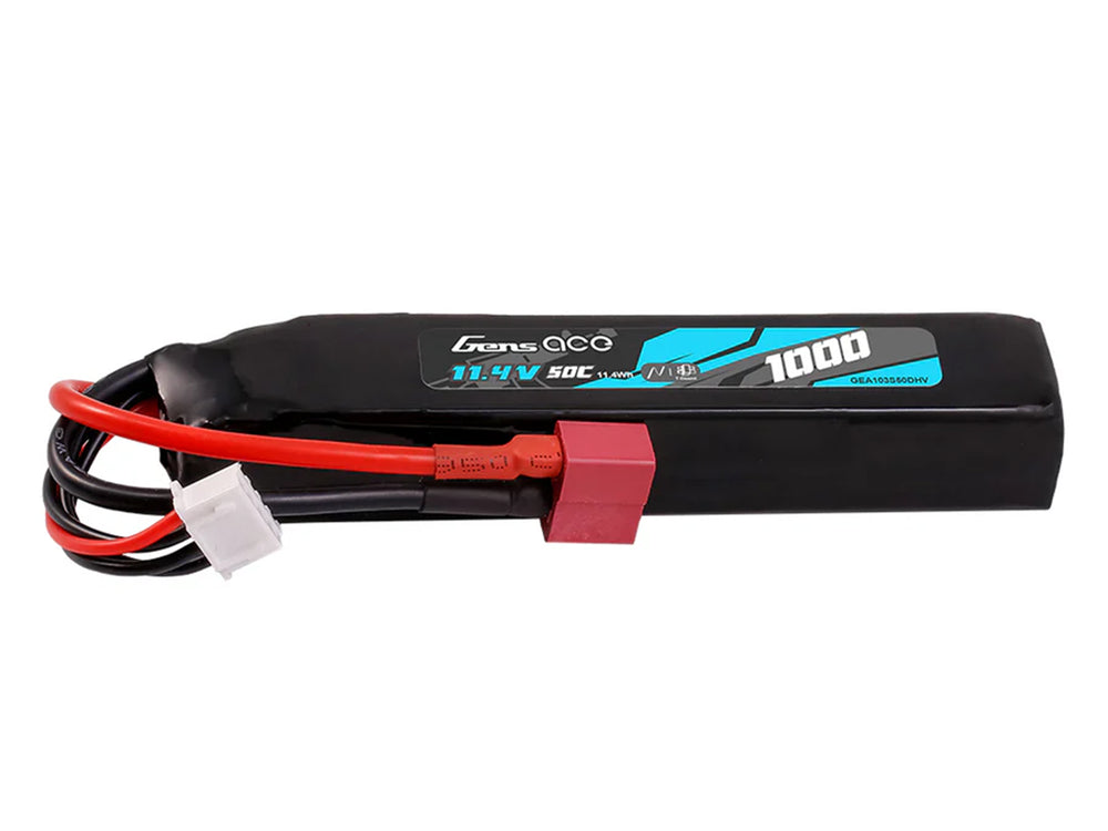 Gens Ace Airsoft 3S HV 1000mAh 50C with Deans (M4/AR Rifles) GAS3H1000-50D