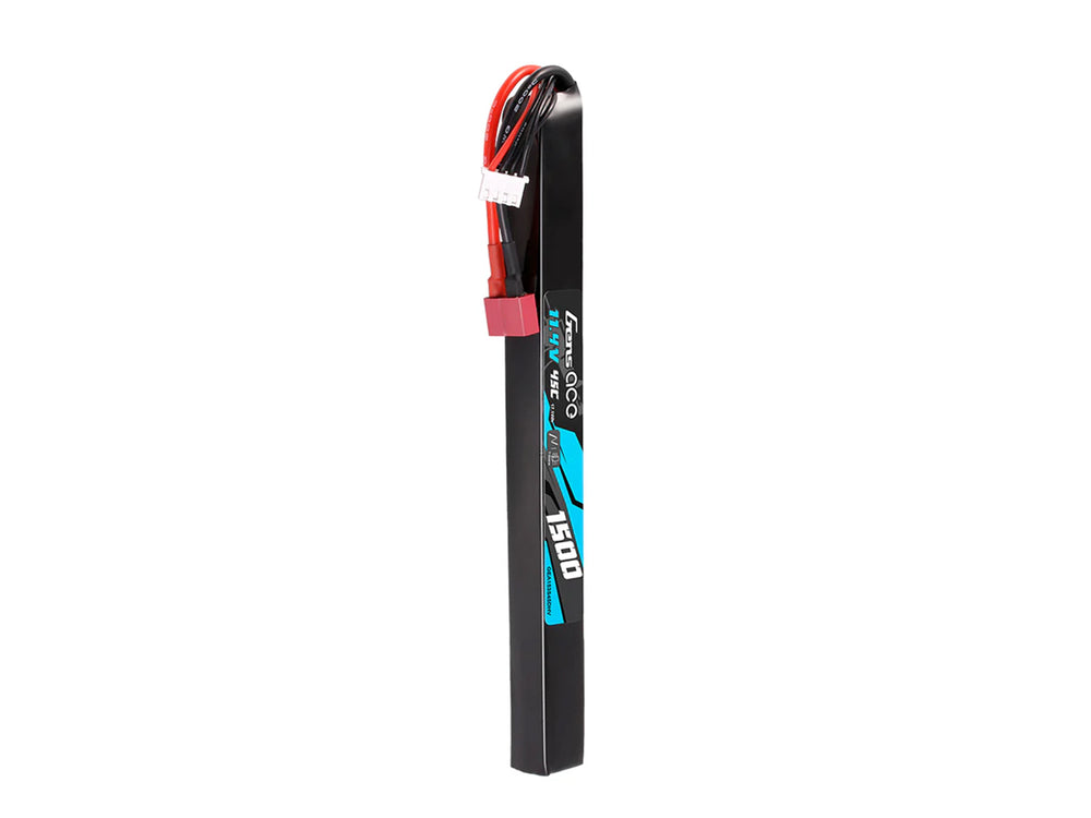 Gens Ace Airsoft 3S HV 1500mAh 45C with Deans (AK47 Long Stick) GAS3H1500-45D