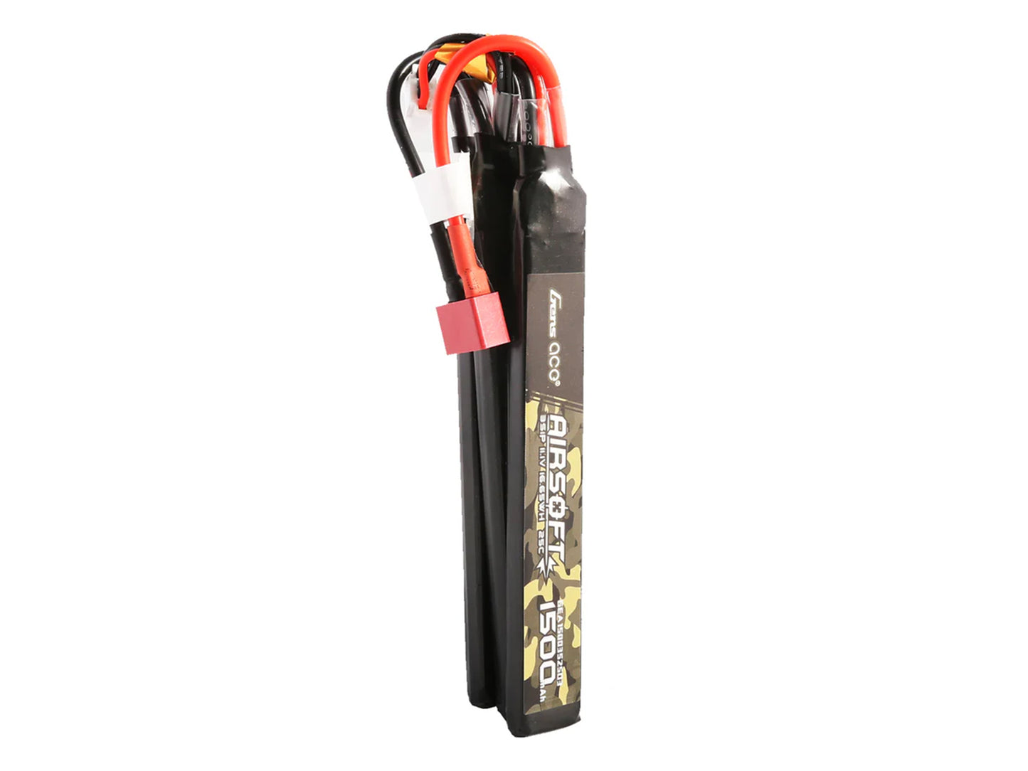 Gens Ace Airsoft 3S 1500mAh 25C with Deans-3X (fit Most AEG) GAS3S1500-25D3