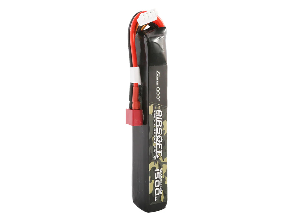 Gens Ace Airsoft 3S 1500mAh 25C with Deans (fit Most AEG) GAS3S1500-25D