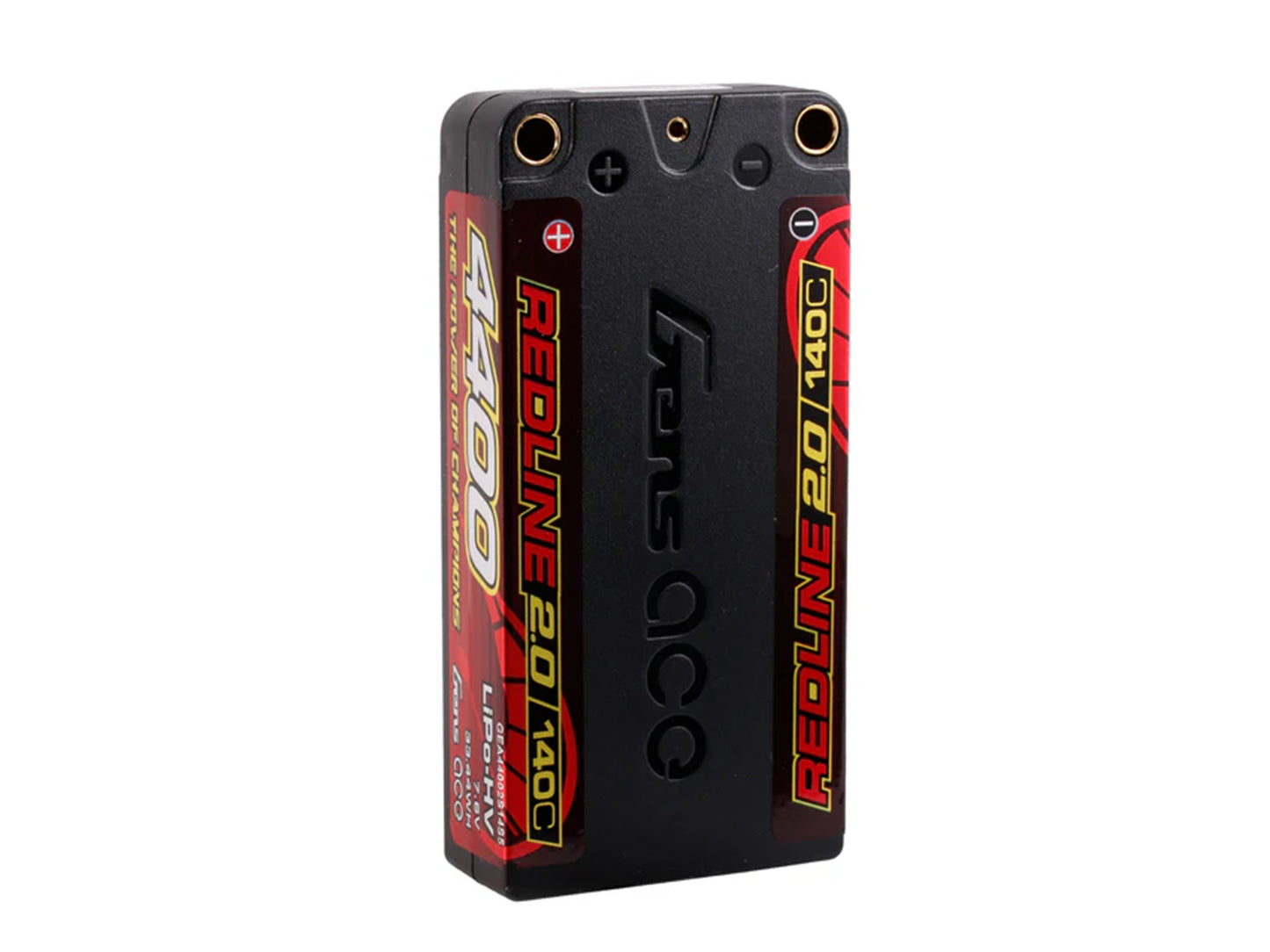Gens Ace Li-Po HV Car Hard Case 2S1P 7.6V 4400mAh 140C RL2 5mm GC2H4400S-140G5
