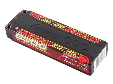 Gens Ace Li-Po HV Car Hard Case 2S1P 7.6V 6500mAh 140C RL2 w/5mm GC2H6500-140G5