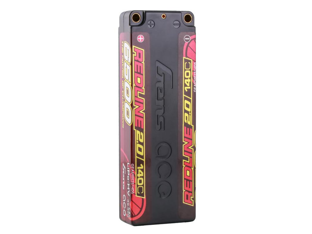 Gens Ace Li-Po HV Car Hard Case 2S1P 7.6V 6500mAh 140C RL2 w/5mm GC2H6500-140G5