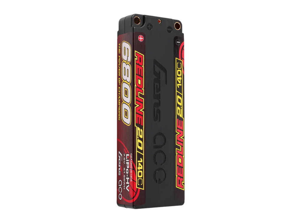 Gens Ace Li-Po HV Car Hard Case 2S1P 7.4V 6800mAh 140C RL2 w/5mm GC2H6800-140G5