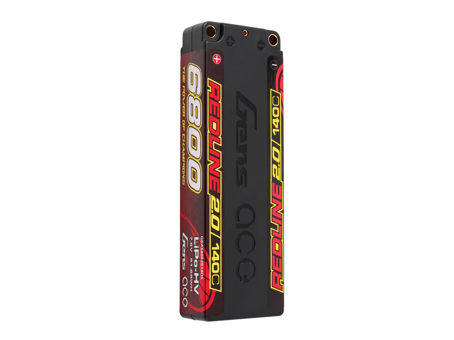 Gens Ace Li-Po HV Car Hard Case 2S1P 7.4V 6800mAh 140C RL2 w/5mm GC2H6800-140G5