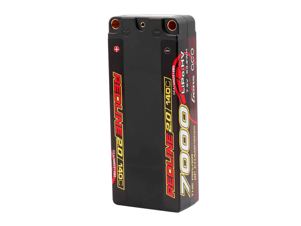Gens Ace Li-Po HV Car Hard Case 2S1P 7.4V 7000mAh 140C RL2 w/5mm GC2H7000-140G5
