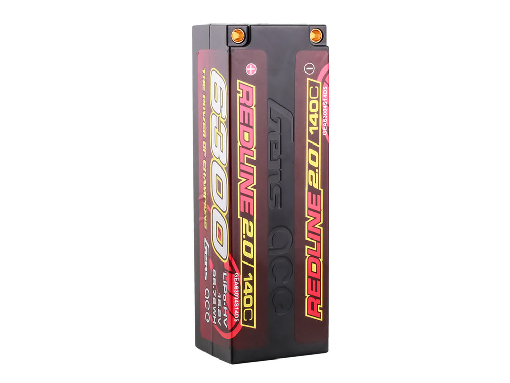 Gens Ace Li-Po HV Car Hard Case 4S1P 15.2V 6300mAh 140C RL2 w/5mm GC4H6300-140G5