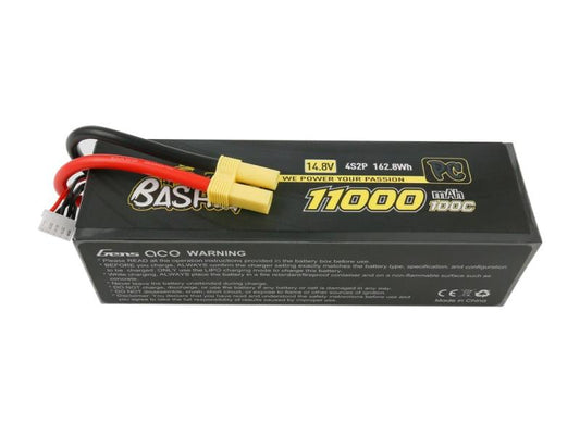Gens Ace Li-Po Car 4S2P 14.8V 11000mah 100C with EC5 GC4S11000-100E5
