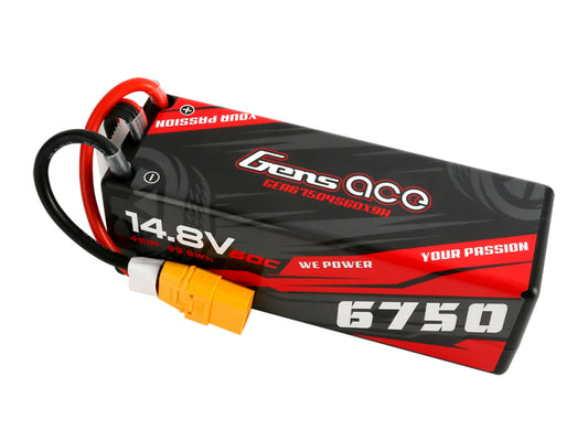 Gens Ace Li-Po Car Hard Case 4S 14.8V 6750mAh 60C with XT90 GC4S6750-60X9