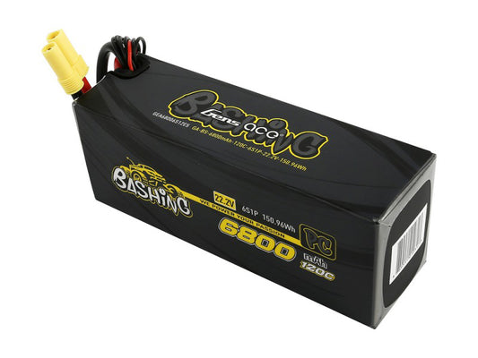 Gens Ace Li-Po Car 6S 22.2V 6800mah 120C with EC5 GC6S6800-120E5