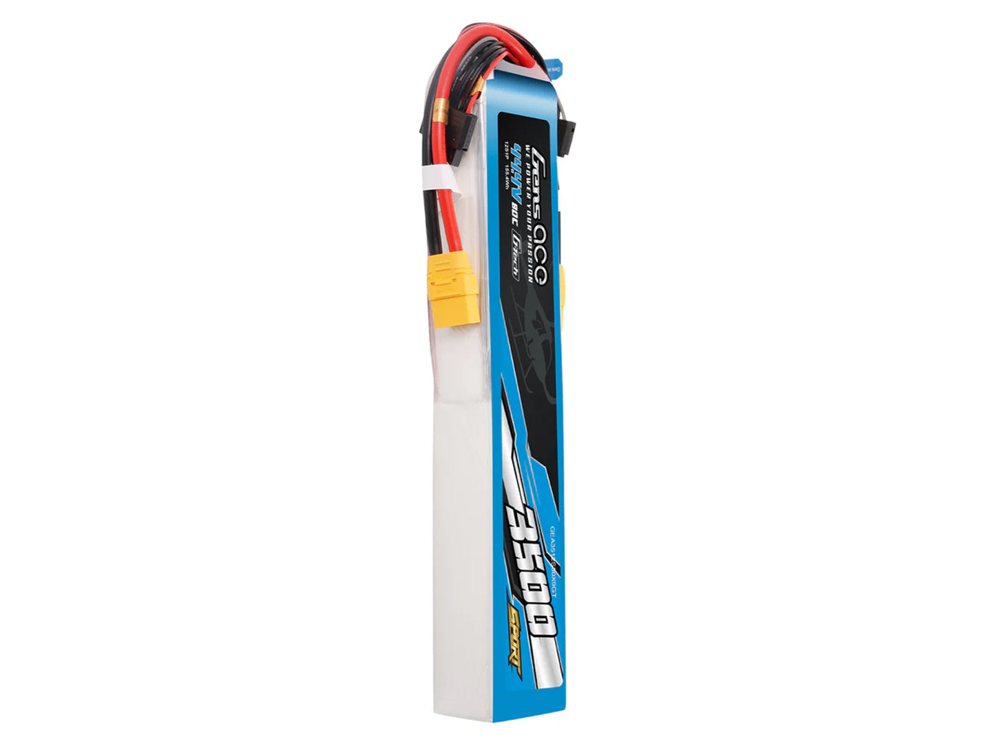 Gens Ace Li-Po Sport 12S 44.4V 3500mAh 80C with XT90 GT12S3500-80X9