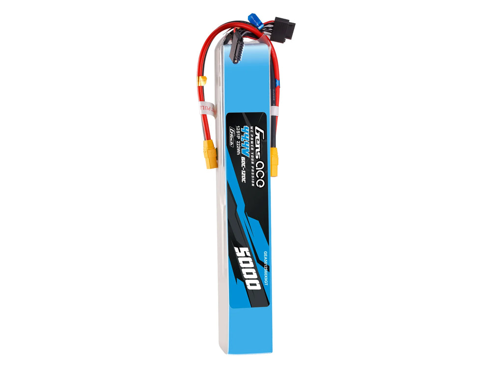 Gens Ace Li-Po G-Tech 12S 44.4V 5000mAh 60C with XT90 GT12S5000-60X9