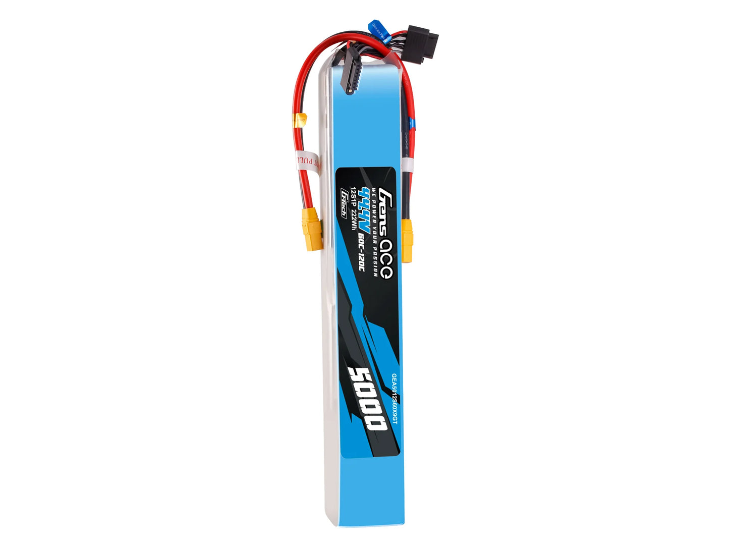Gens Ace Li-Po G-Tech 12S 44.4V 5000mAh 60C with XT90 GT12S5000-60X9