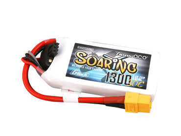 Gens Ace Li-Po G-Tech 2S 7.4V 1300mAh 30C Soaring with XT60 GT2S1300-30X6