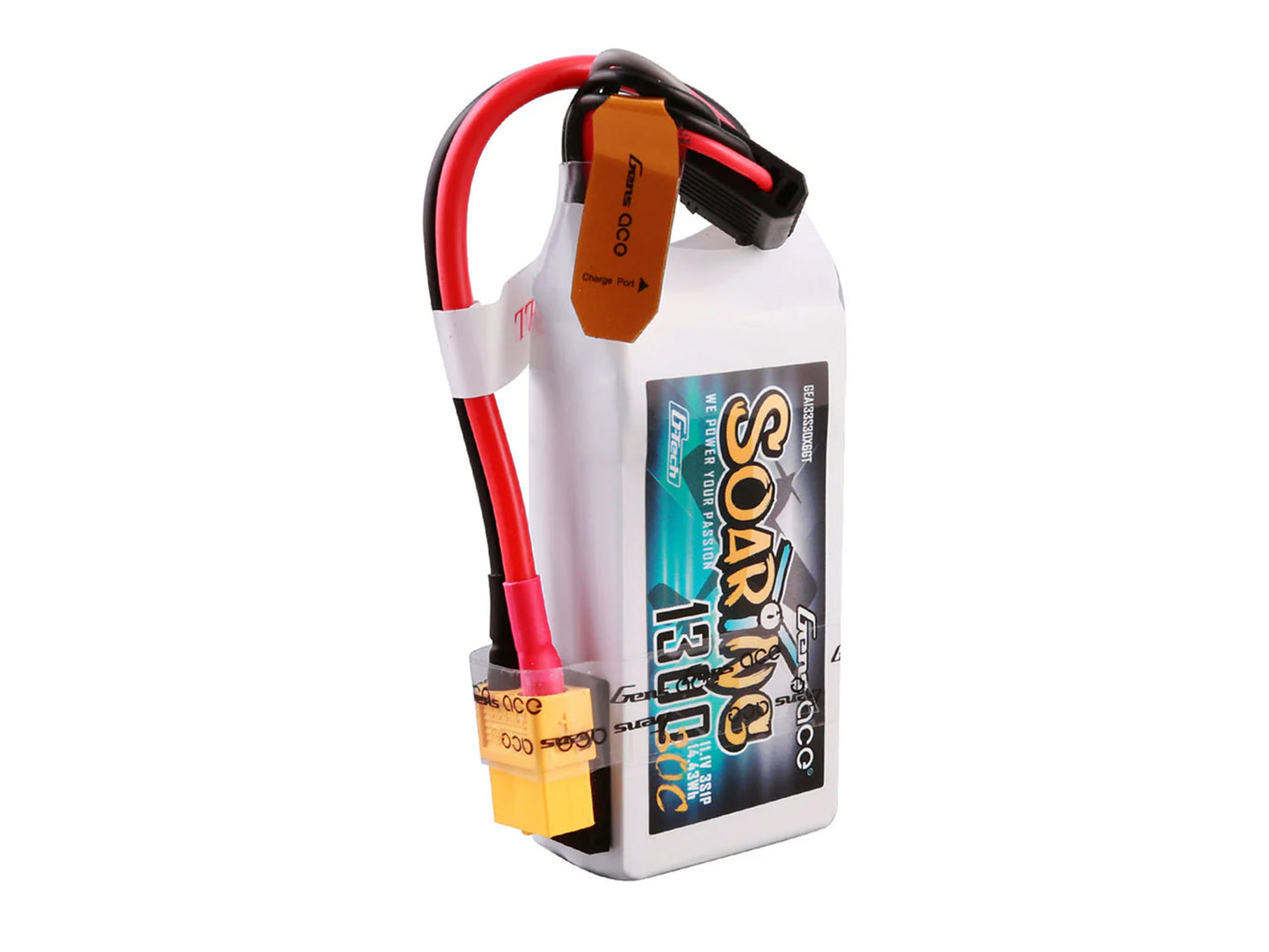 Gens Ace Li-Po G-Tech 3S 11.1V 1300mAh 60C Soaring with XT60 GT3S1300-60X6