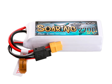 Gens Ace Li-Po G-Tech 4S 14.8V 2700mAh 30C with XT60 GT4S2700-30X6